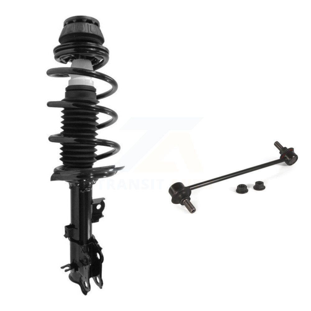 Shock Assembly And TOR Link Front Right Kit For 2012-2017 Hyundai Accent Kia Rio