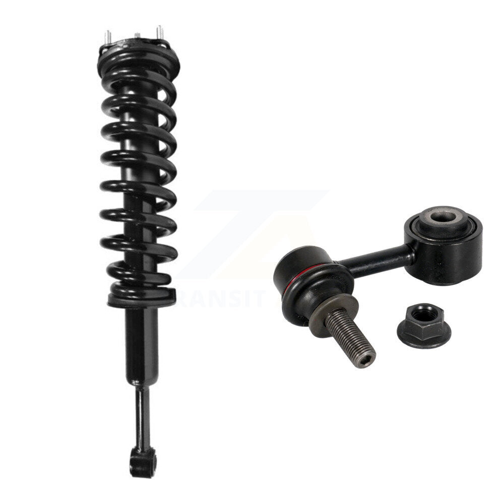 Shock Assembly & TOR Link Front Left Kit For Toyota Tundra Excludes TRD Package
