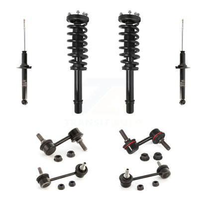 Complete Strut Rear & TOR Bar Link Front Kit (8Pc) For 04-06 Acura TL