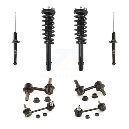 Complete Strut Rear & TOR Bar Link Front Kit (8Pc) For 07-08 Acura TL