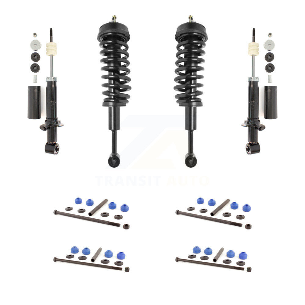Complete Suspension Strut Rear & TOR sway Bar Link Front Kit For