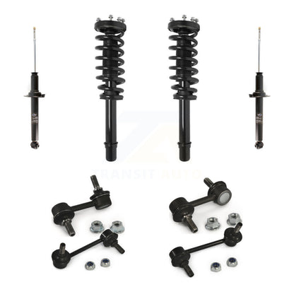 Complete Strut Rear & TQ Bar Link Front Kit (8Pc) For 04-06 Acura TL