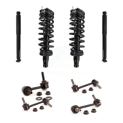 Complete Strut Rear Shock & TOR Bar Link Front Kit (8Pc) For GMC Chevrolet