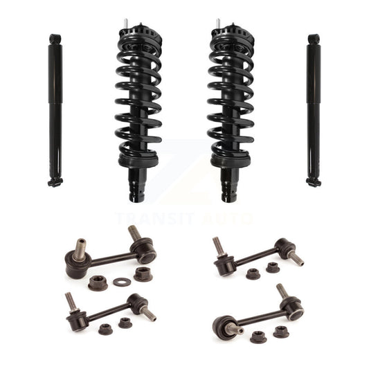 Complete Strut Rear Shock & TOR Bar Link Front Kit (8Pc) For Chevrolet GMC