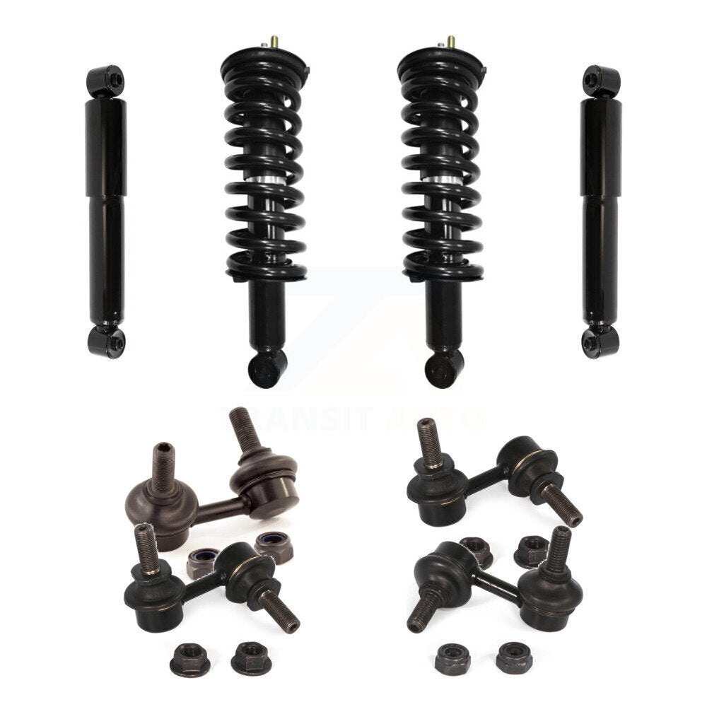 Complete Strut Rear Shock & TOR Bar Link Front Kit For Nissan Pathfinder