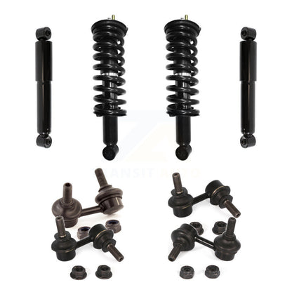 Complete Strut Rear Shock & TOR Bar Link Front Kit For Nissan Pathfinder