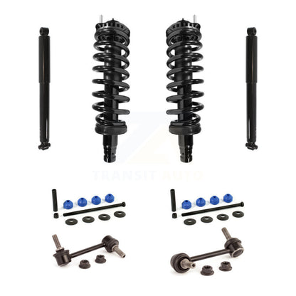 Complete Strut Rear Shock & TOR Bar Link Front Kit (8Pc) For Chevrolet GMC