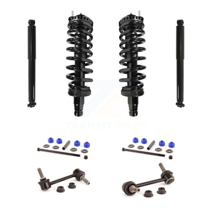Complete Strut Rear Shock & TOR Bar Link Front Kit (8Pc) For Chevrolet GMC