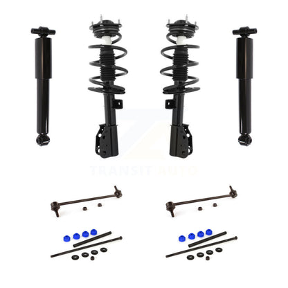 Complete Strut Rear Shock & TOR Bar Link Front Kit For Chevrolet Traverse