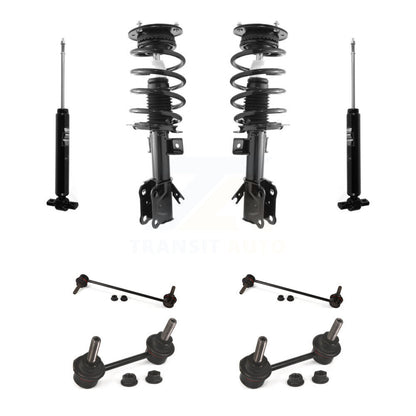 Complete Strut Rear Shock & TOR sway Bar Link Front Kit For Ford Fusion