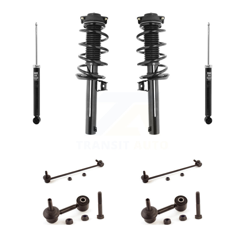 Complete Strut Rear Shock & TOR Bar Link Front Kit For Volkswagen Tiguan