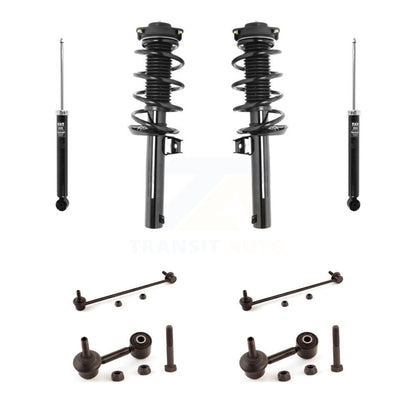 Complete Strut Rear Shock & TOR Bar Link Front Kit For Volkswagen Tiguan
