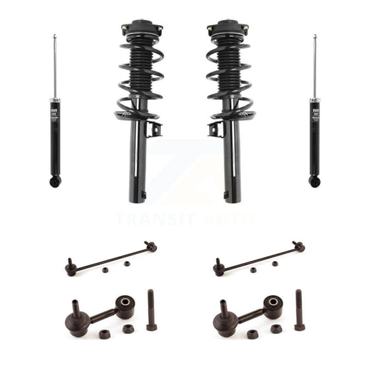 Complete Strut Rear Shock & TOR Bar Link Front Kit For Volkswagen Tiguan