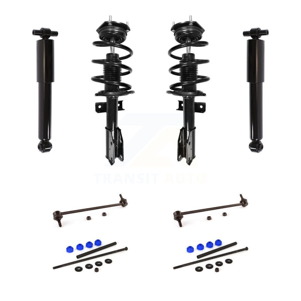 Complete Strut Rear Shock & TOR Bar Link Front Kit For GMC Acadia Buick