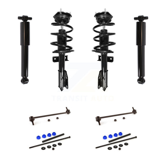 Complete Strut Rear Shock & TOR Bar Link Front Kit For GMC Acadia Buick