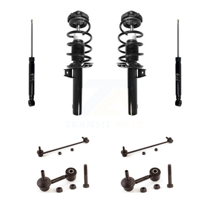 Complete Strut Rear Shock & TOR Bar Link Front Kit For Volkswagen Rabbit A3