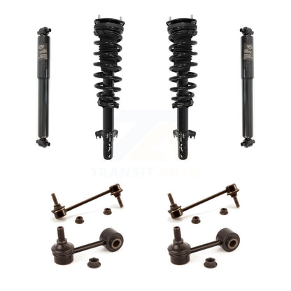 Complete Strut Rear Shock & TOR Bar Link Front Kit For Ford Fusion Mercury