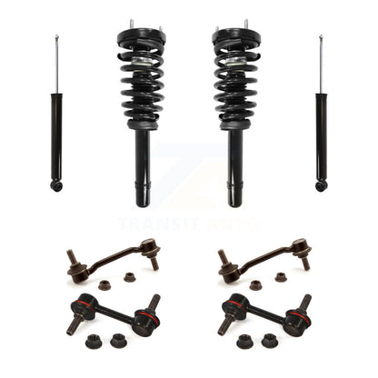 Complete Strut Rear Shock & TOR Bar Link Front Kit For Hyundai Sonata Azera