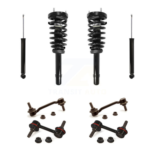 Complete Strut Rear Shock & TOR Bar Link Front Kit For Hyundai Sonata Azera
