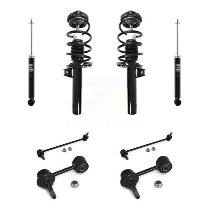 Complete Strut Rear Shock & TQ sway Bar Link Front Kit For Volkswagen Jetta