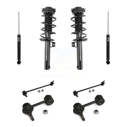 Complete Strut Rear Shock & TQ Bar Link Front Kit For Volkswagen Tiguan
