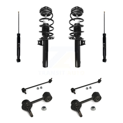Complete Strut Rear Shock & TQ Bar Link Front Kit For Volkswagen Rabbit A3