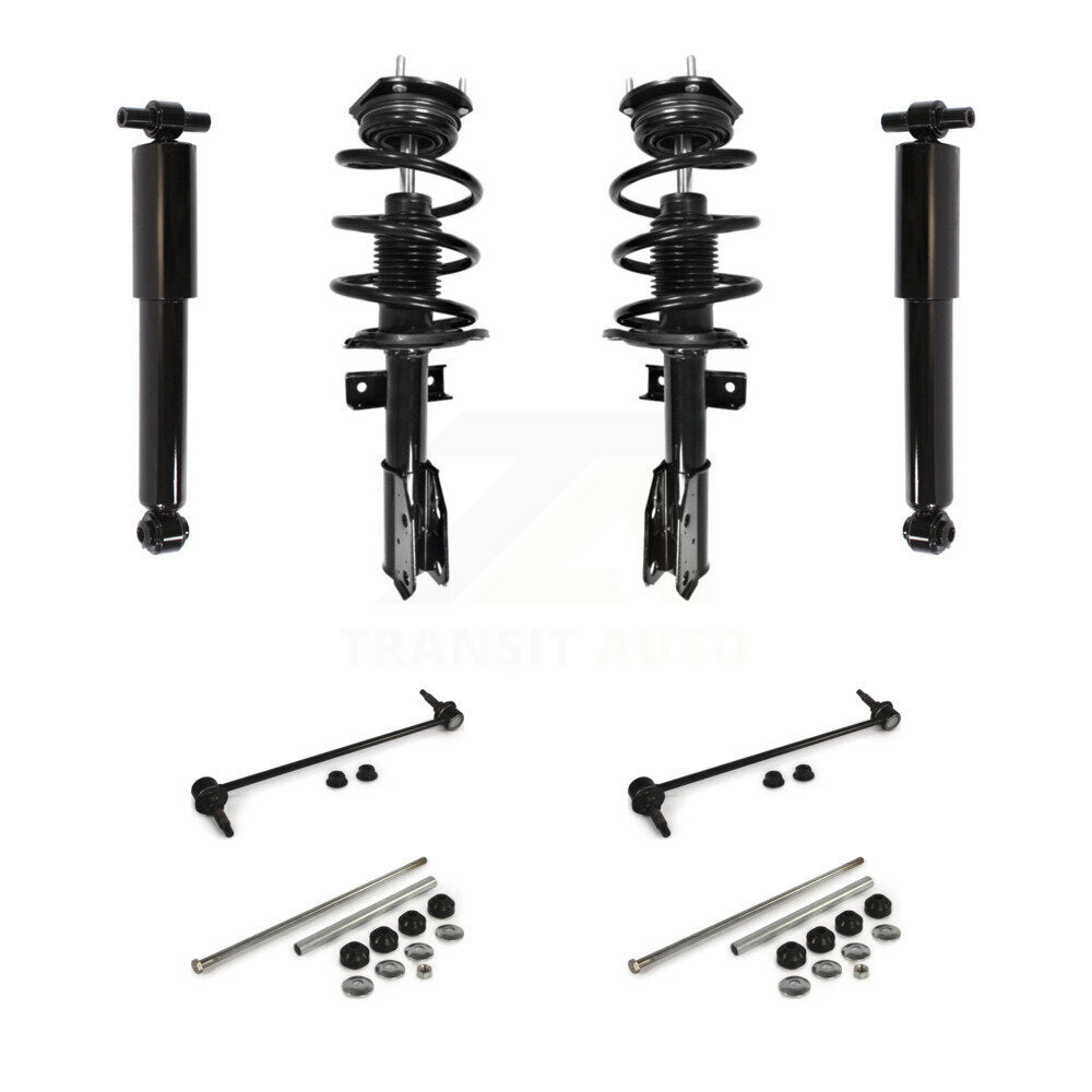 Complete Strut Rear Shock & TQ sway Bar Link Front Kit For GMC Acadia Buick