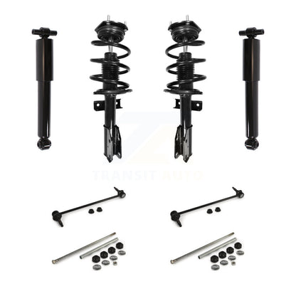 Complete Strut Rear Shock & TQ sway Bar Link Front Kit For GMC Acadia Buick