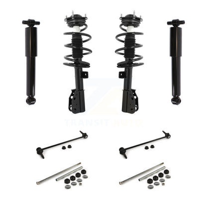 Complete Strut Rear Shock & TQ Bar Link Front Kit For Chevrolet Traverse