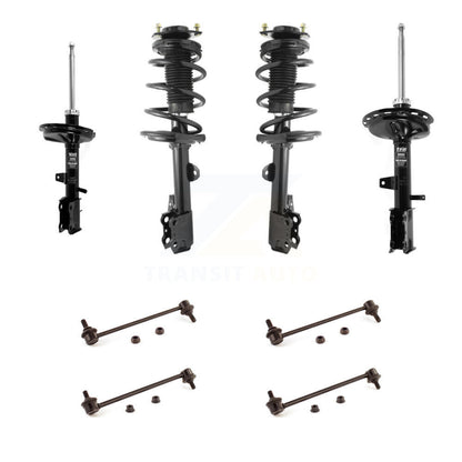 Complete Strut Rear & TOR Bar Link Front Kit (8Pc) For Toyota Venza