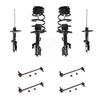 Complete Strut Rear & TOR Bar Link Front Kit (8Pc) For Toyota Camry