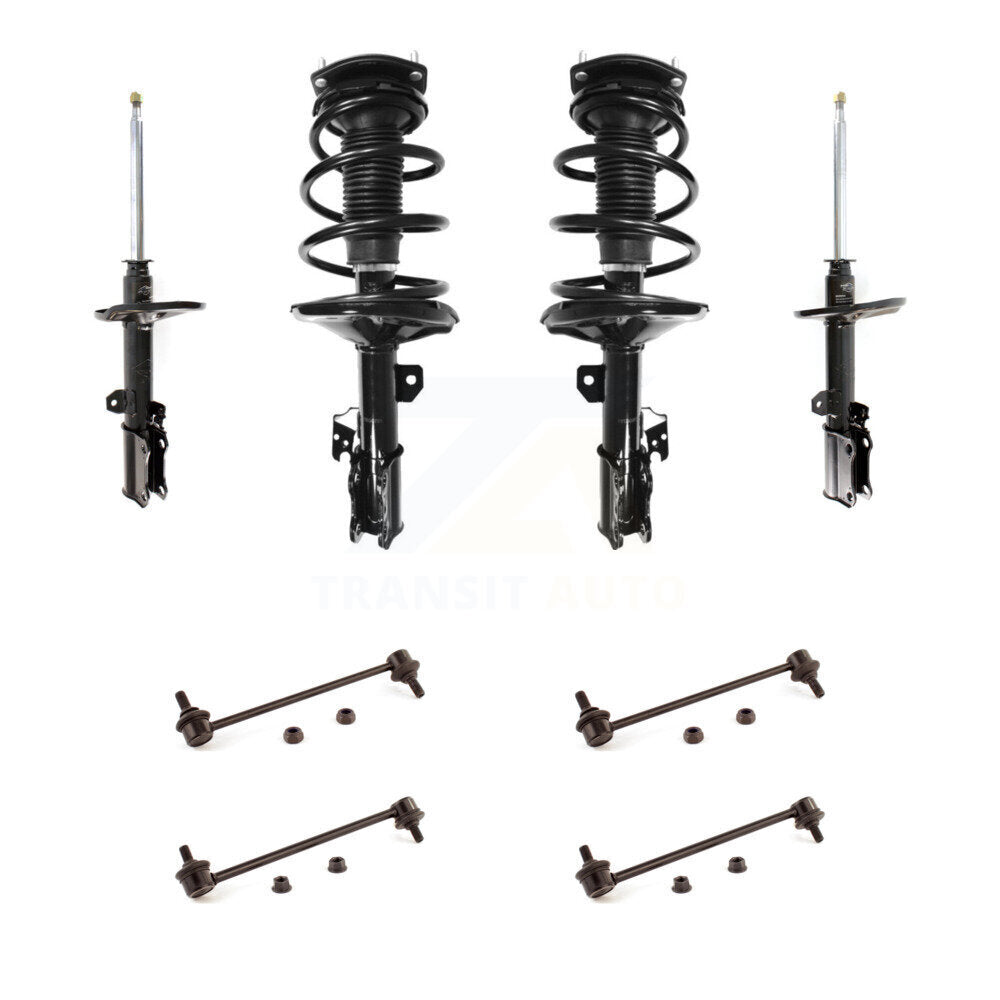 Complete Strut Rear & TOR Bar Link Front Kit (8Pc) For Toyota Camry