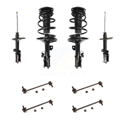 Complete Strut Rear & TOR Bar Link Front Kit (8Pc) For Toyota Camry
