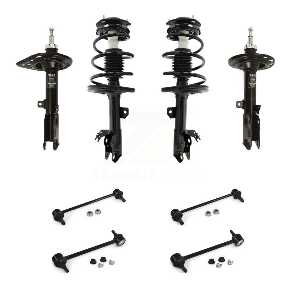 Complete Strut Rear & TQ Bar Link Front Kit (8Pc) For Toyota Camry