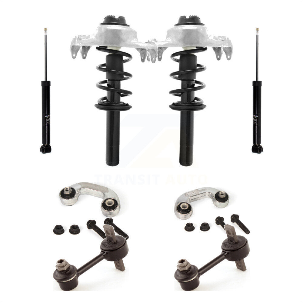 Complete Strut Rear & TOR Bar Link Front Kit (8Pc) For 2009 Audi A4