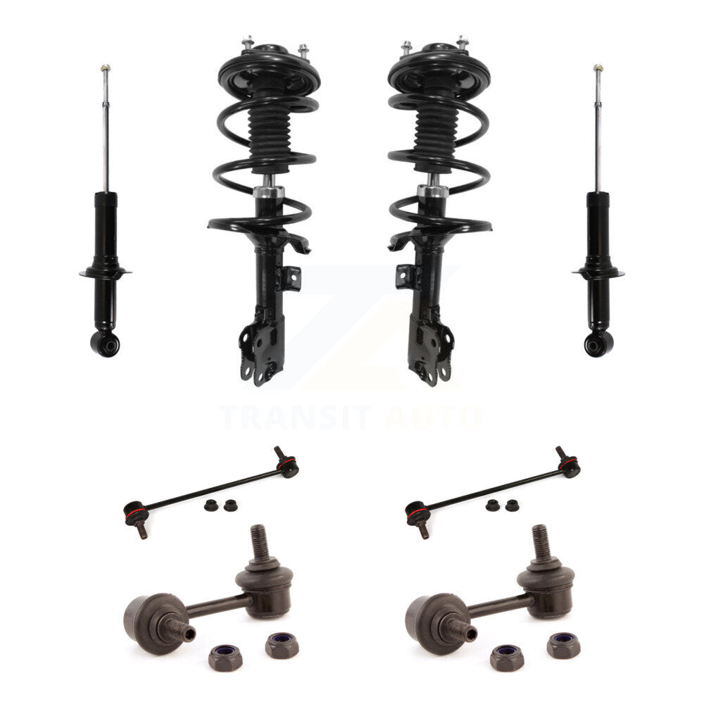 Complete Strut Rear & TOR Bar Link Front Kit For Mitsubishi Lancer