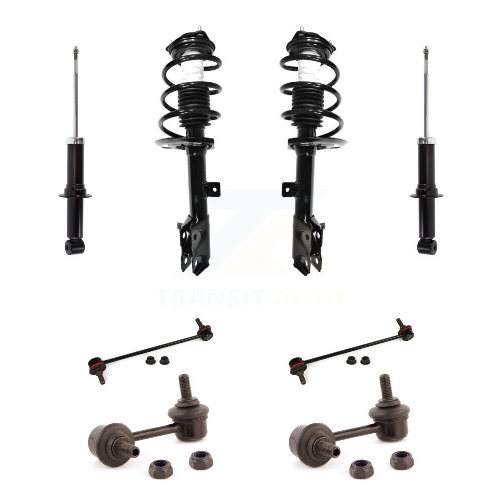 Complete Strut Rear & TOR Bar Link Front Kit (8Pc) For Jeep Dodge