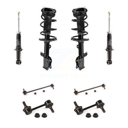 Complete Strut Rear & TOR Bar Link Front Kit (8Pc) For Toyota Corolla