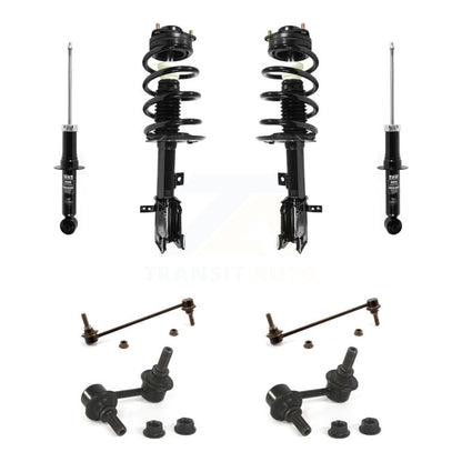 Complete Strut Rear & TOR Bar Link Front Kit (8Pc) For Dodge Journey