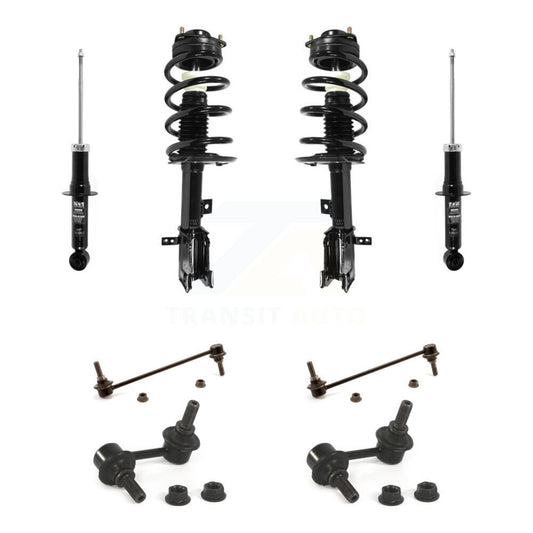 Complete Strut Rear & TOR Bar Link Front Kit (8Pc) For Dodge Journey
