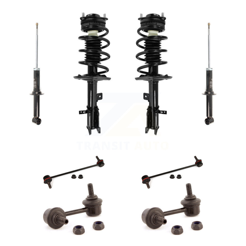 Complete Strut Rear & TOR Bar Link Front Kit (8Pc) For Chrysler 200