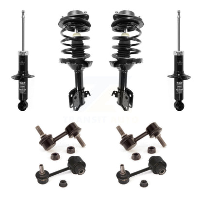 Complete Strut Rear & TOR Bar Link Front Kit (8Pc) For Subaru Impreza