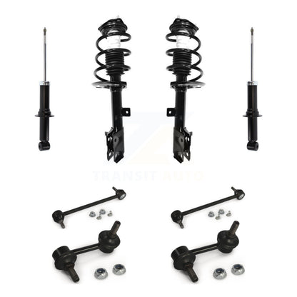 Complete Strut Rear & TQ sway Bar Link Front Kit (8Pc) For Jeep Dodge