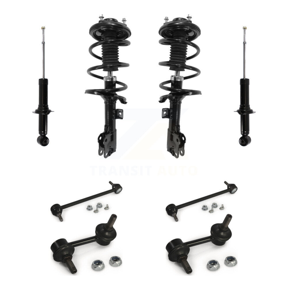 Complete Strut Rear & TQ Bar Link Front Kit For Mitsubishi Lancer