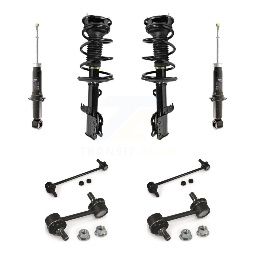 Complete Strut Rear & TQ Bar Link Front Kit (8Pc) For Toyota Corolla