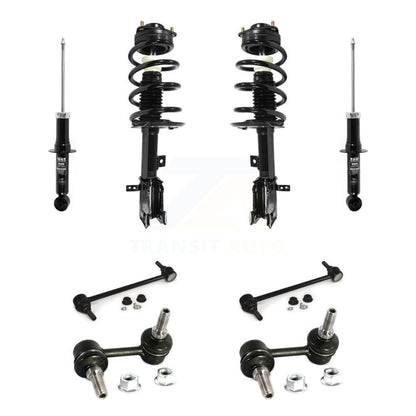 Complete Strut Rear & TQ Bar Link Front Kit (8Pc) For Dodge Journey