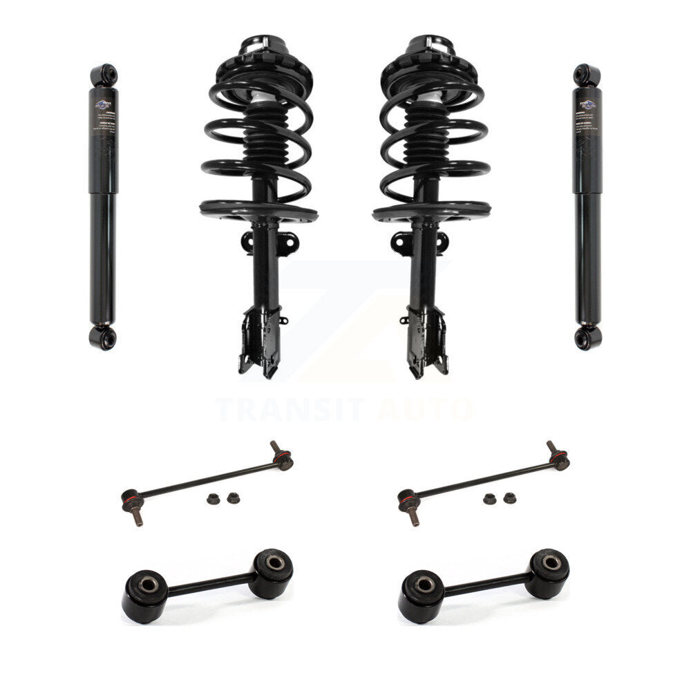 Complete Strut Rear Shock & TOR Bar Link Front Kit For Chrysler Voyager