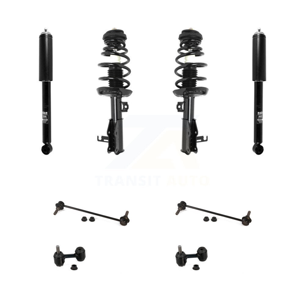 Complete Strut Rear Shock & TOR sway Bar Link Front Kit (8Pc) For Chevrolet