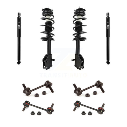 Complete Strut Rear Shock & TOR Bar Link Front Kit (8Pc) For Ford Edge MKX