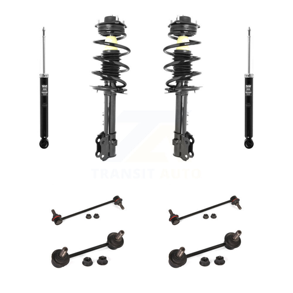 Complete Strut Rear Shock & TOR Bar Link Front Kit (8Pc) For Hyundai Tucson